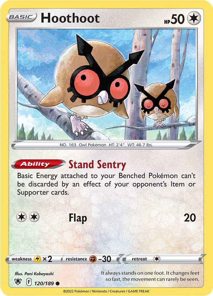 Hoothoot (120/189) [Espada y Escudo: Resplandor Astral]