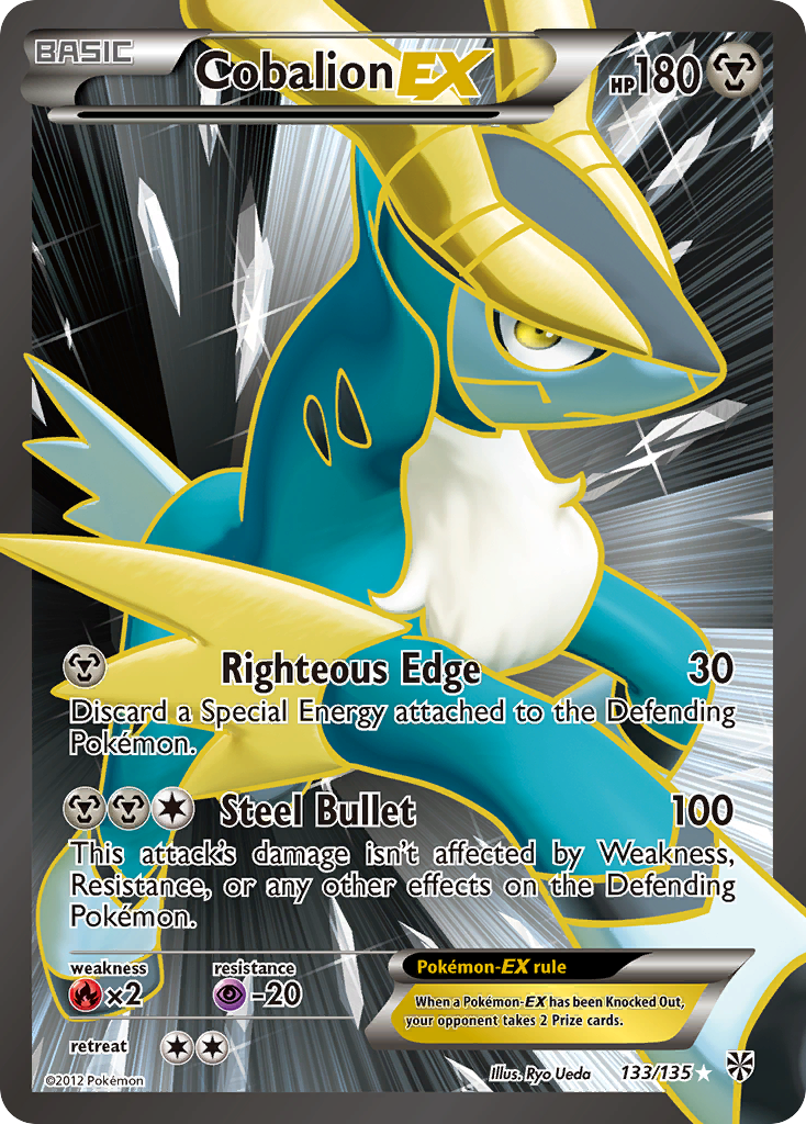 Cobalion EX (133/135) [Negro y Blanco: Tormenta Plasma]