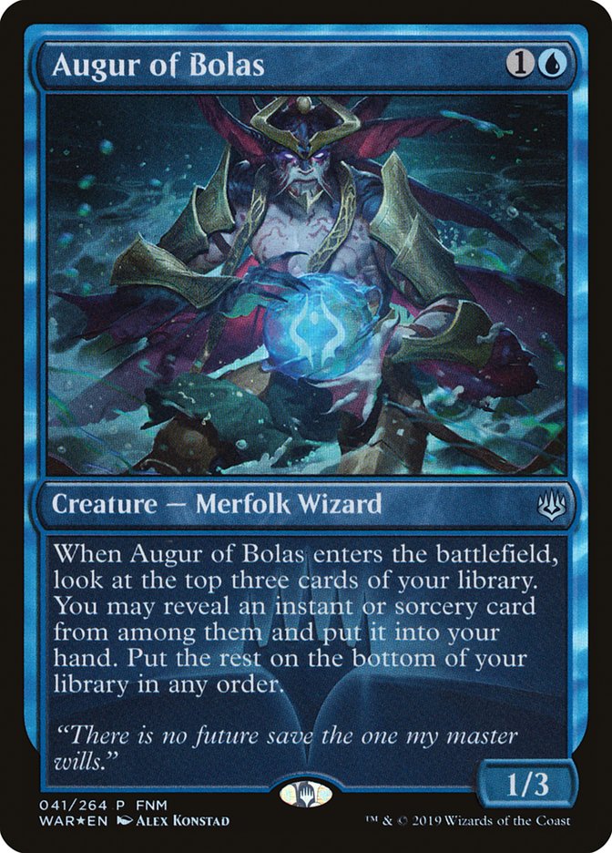 Augure de Bolas (FNM) [Promos La Guerre des Planeswalkers]