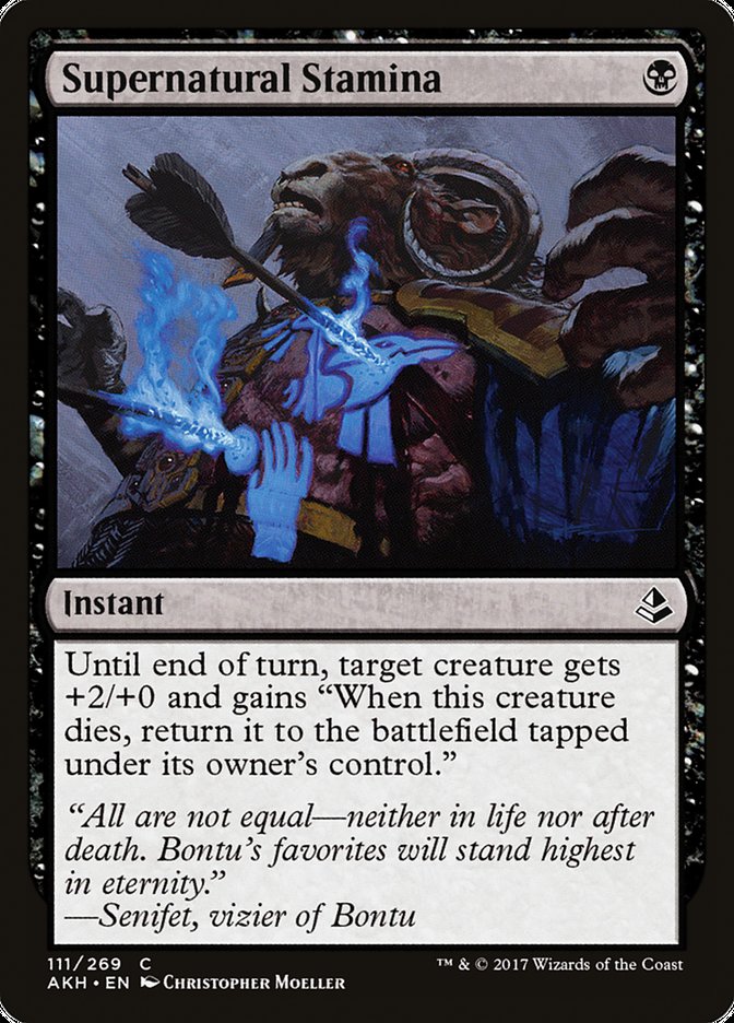 Endurance surnaturelle [Amonkhet]