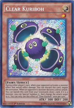 Kuriboh Transparente [MVP1-ENS47] Secreta Rara