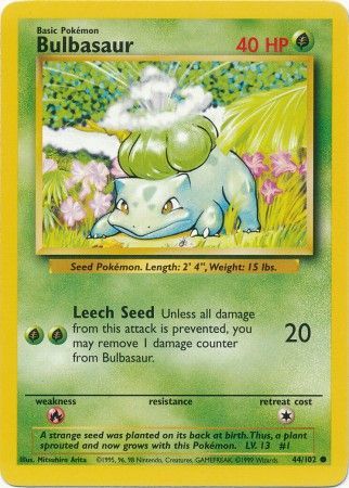 Bulbasaur (44/102) [Set de Base Illimité]