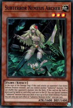 Arquera Némesis Subterror [OP11-EN005] Súper Rara