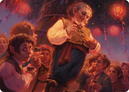 Bilbo, Burglar retirado, carta de arte [El Señor de los Anillos: relatos de la Tierra Media, Serie de arte]