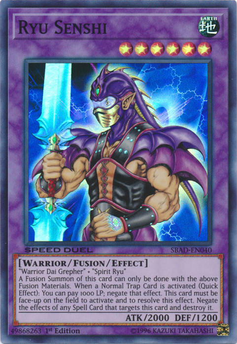 Ryu Senshi [SBAD-EN040] Súper Rara