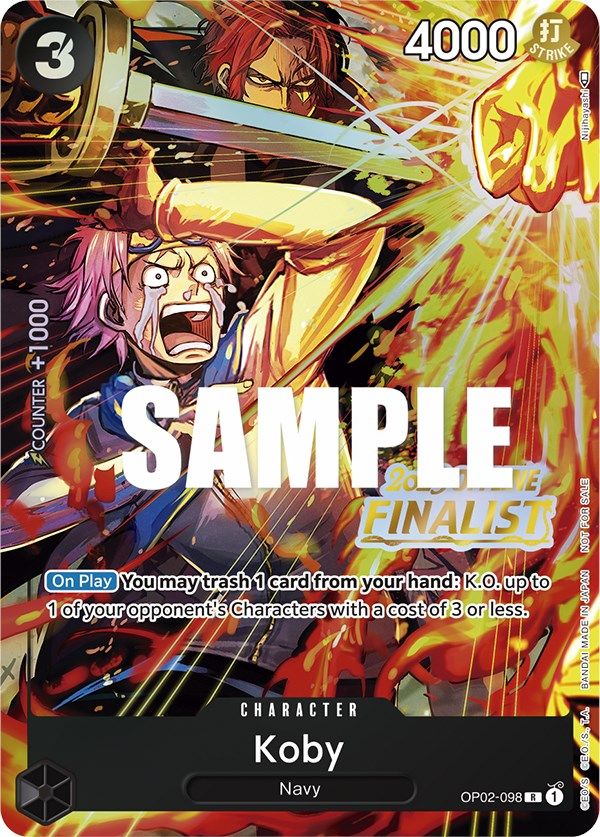 Koby (Regional sin conexión 2023) [Finalista] [Cartas promocionales de One Piece]