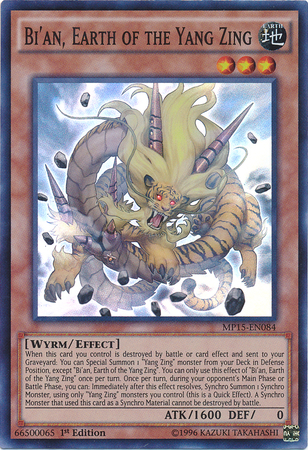 Bi'an, Tierra del Yang Zing [MP15-EN084] Súper Rara