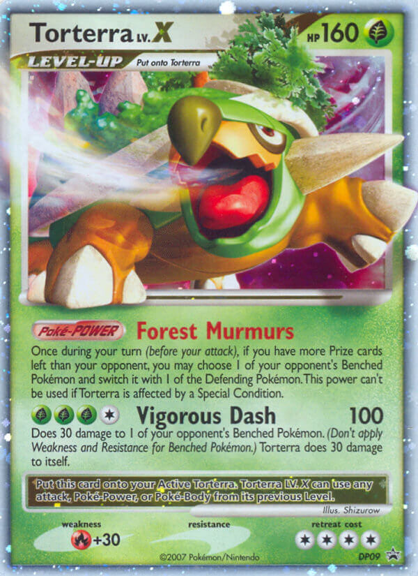 Torterra NIV.X (DP09) [Diamant & Perle : Promos Étoile Noire]