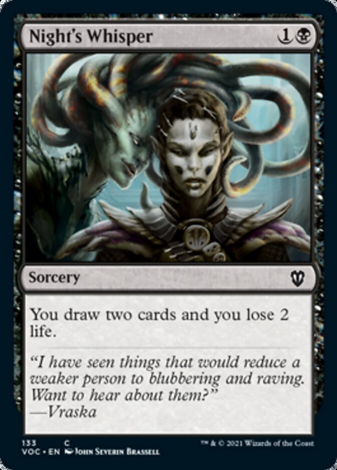 Murmure nocturne [Innistrad: Commander Chasse de minuit]