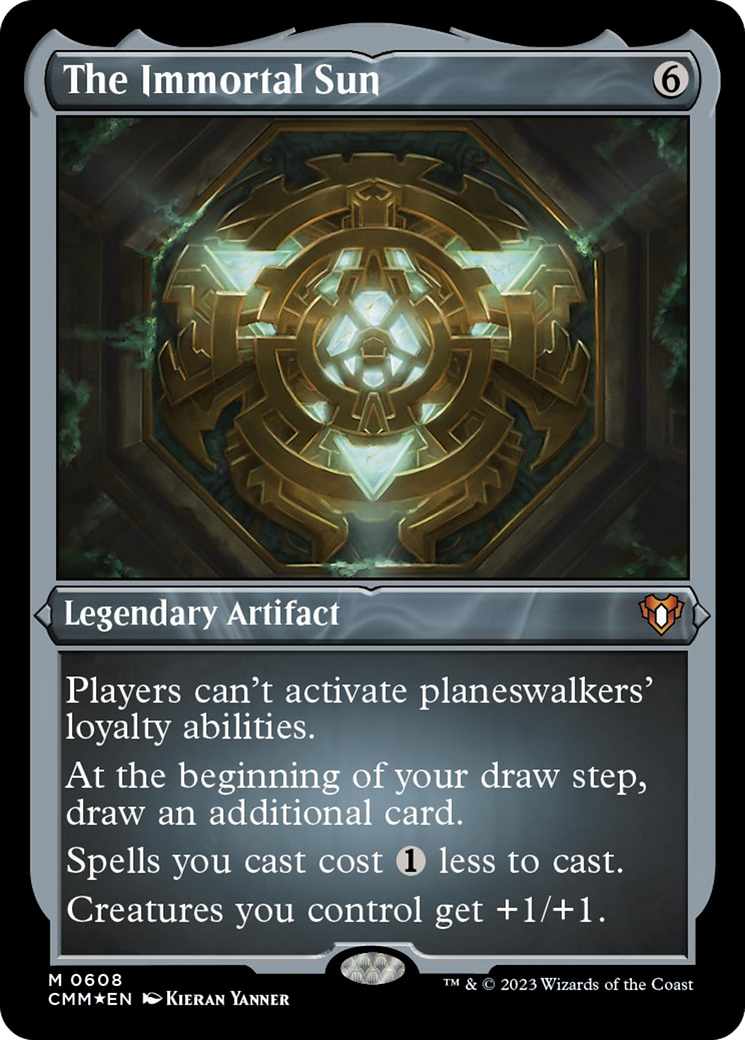 Le Soleil indéfectible (gravure à l'acide) [Commander Masters]