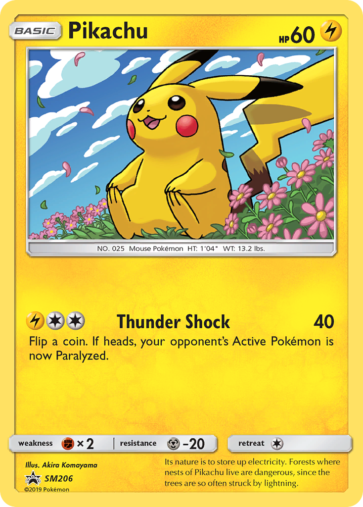Pikachu (SM206) [Sol y Luna: Promociones Black Star]