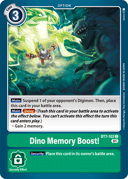 ¡Dino Aumento de Memoria! [BT7-102] [Próxima Aventura]