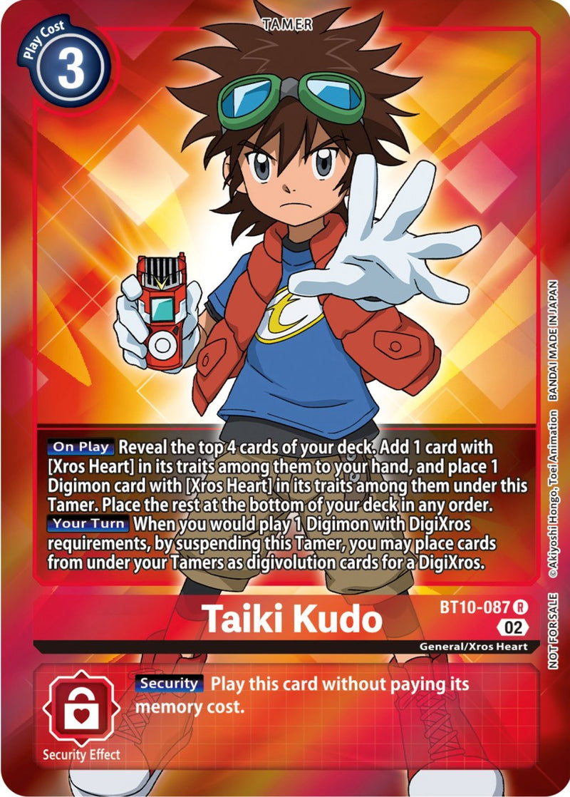 Taiki Kudo [BT10-087] (Topper de caja) [Xros Encounter]