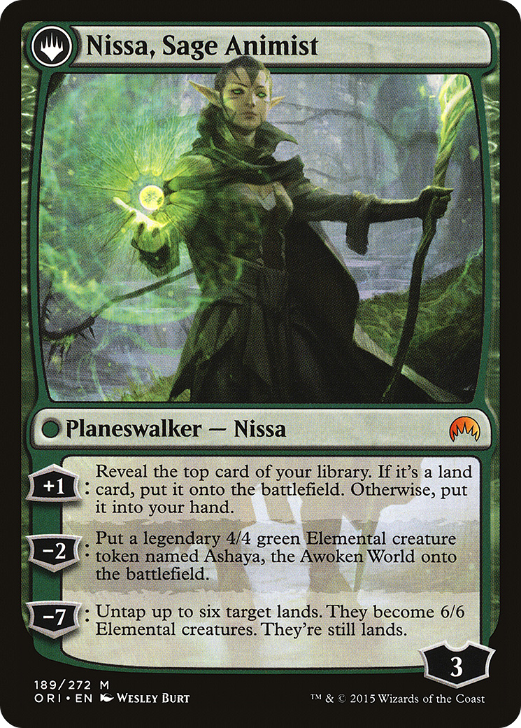 Nissa, Gardienne des Bois // Nissa, sage animiste [Secret Lair: De mignon à brutal]
