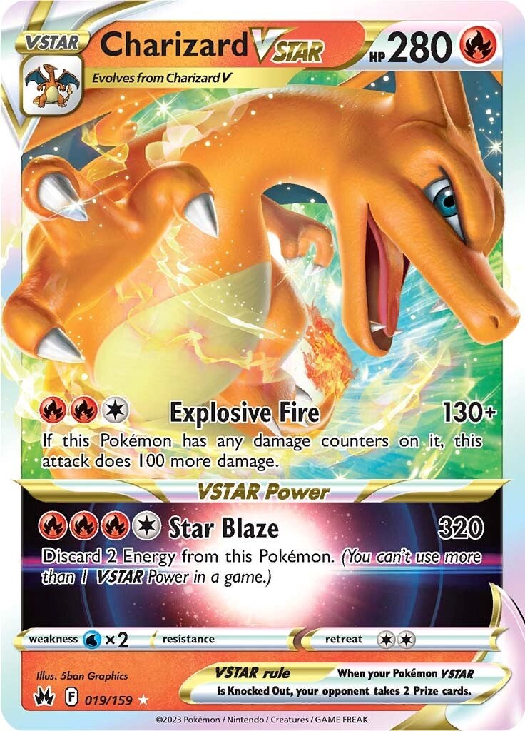 Charizard VSTAR (019/159) [Espada y Escudo: Cenit Supremo]