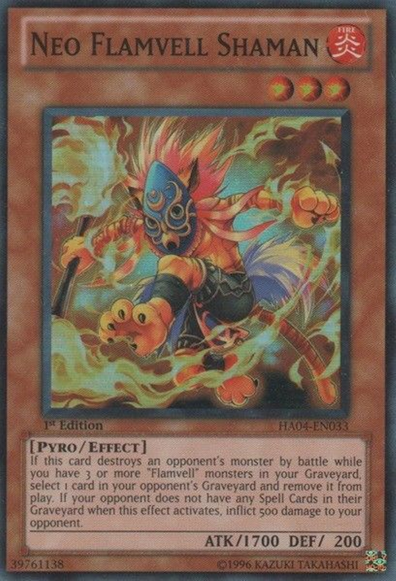 Neo Flamvell Shaman [HA04-FR033] Super Rare