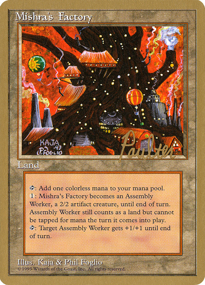 Usine de Mishra (Preston Poulter) [Pro Tour Collector Set]