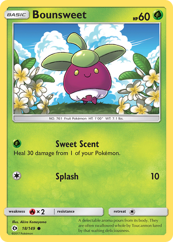 Bounsweet (18/149) [Soleil et Lune : Set de Base]