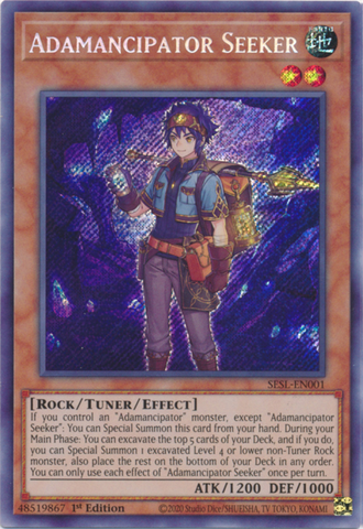 Chercheur Adamancipateur [SESL-FR001] Secret Rare