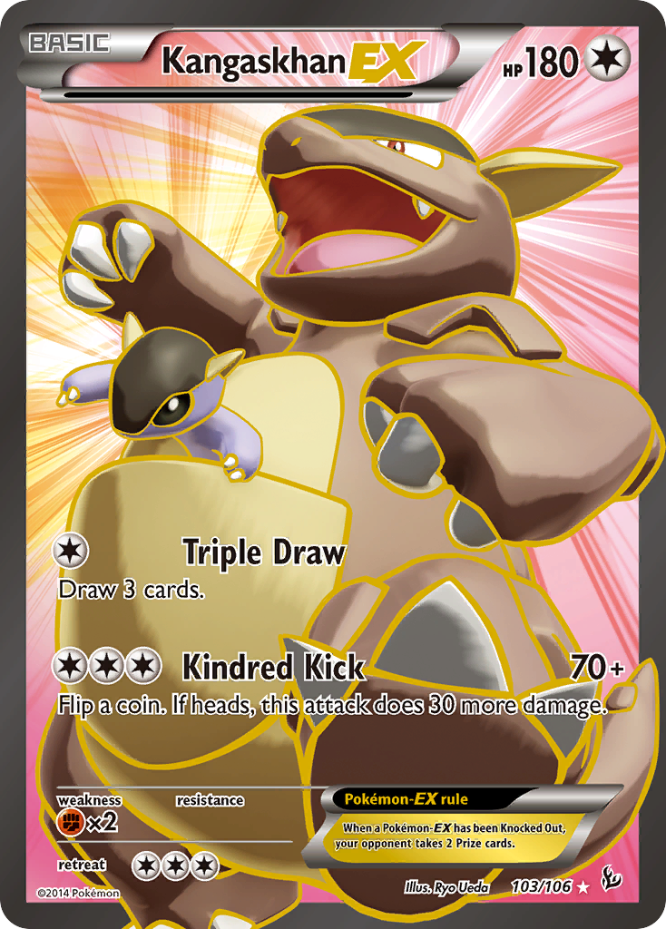 Kangourex EX (103/106) [XY: Feu Glacial]