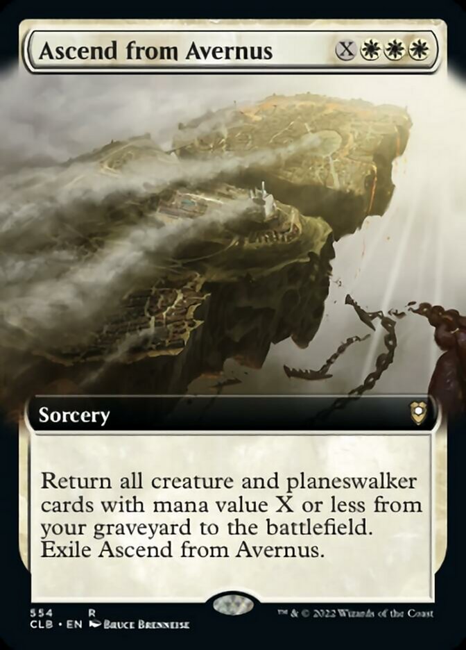 Ascension d'Avernus (Extended Art) [Commander Legends: Battle for Baldur's Gate]