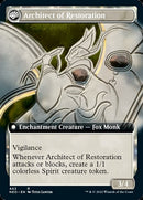 La Restauration d'Eiganjo // Architecte de la Restauration (Extended Art) [Kamigawa: Neon Dynasty]