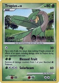 Tropius (52/111) (Promotion avant-première du personnel) [Nintendo : Promotion Étoile Noire]