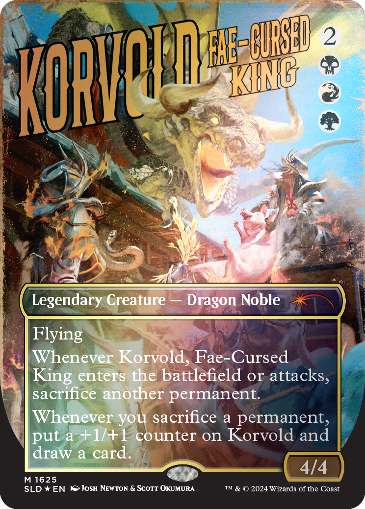 Korvold, Roi maudit par les fées (Foil arc-en-ciel) [Secret Lair Drop Series]