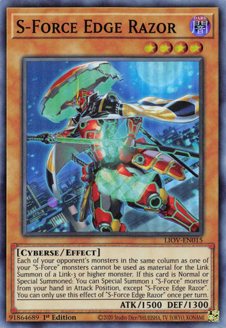 S-Force Razor Filo [LIOV-EN015] Super Rara