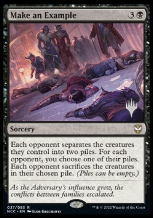 Créer un exemple (Kit promotionnel) [Promos Commander Les rues de la Nouvelle-Capenna]