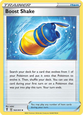 Boost Shake (142/203) [Épée et Bouclier : Ciel Évolutif]