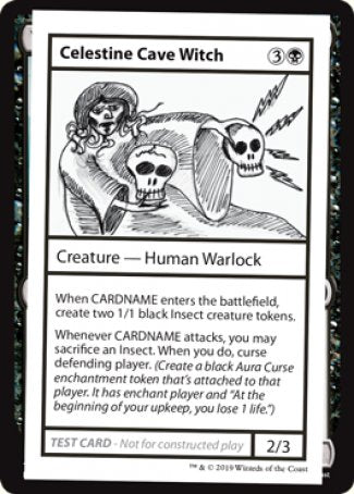 Sorcière des cavernes célestine (édition 2021) [Cartes de test de Mystical Booster]
