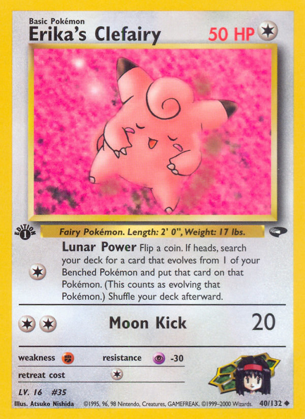 Clefairy de Erika (40/132) [Desafío de Gimnasio 1.ª Edición]