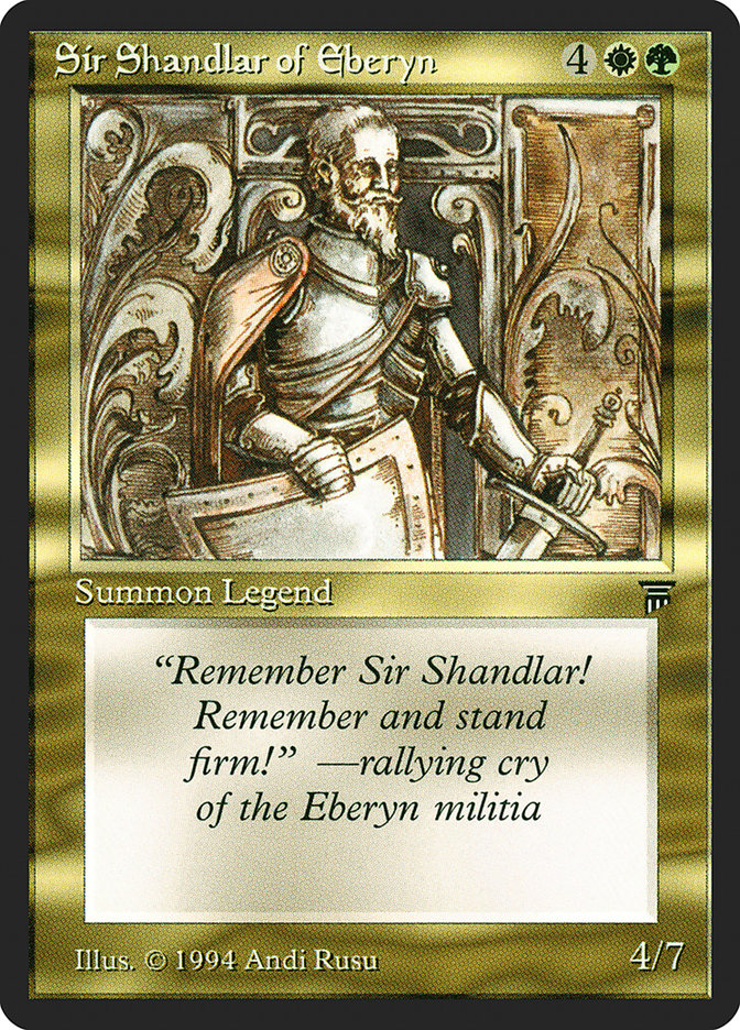 Sir Shandlar de Eberyn [Leyendas]