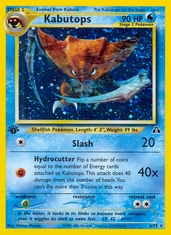 Kabutops (6/75) [Neo Discovery 1ª Edición]