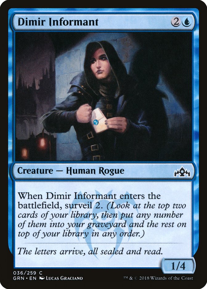 Informateur dimir [Guildes de Ravnica]