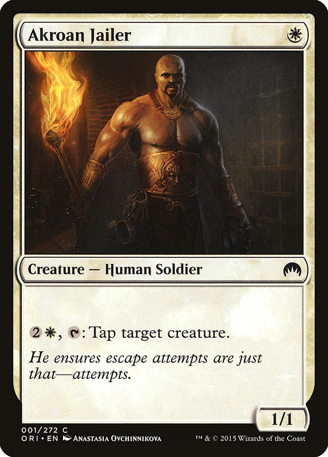 Geôlier d'Akros [Magic Origins]