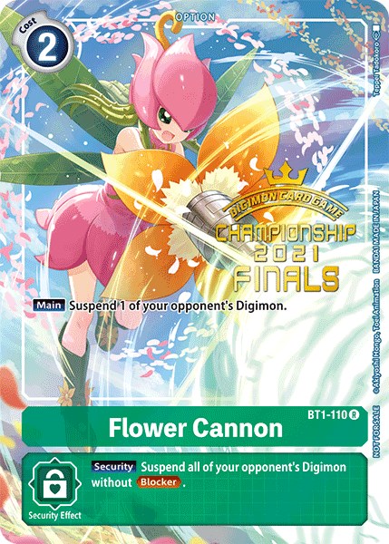 Cañón Floral [BT1-110] (Paquete de Evolución del Tamer de las Finales del Campeonato 2021) [Promociones de Sobres Especiales de Lanzamiento]