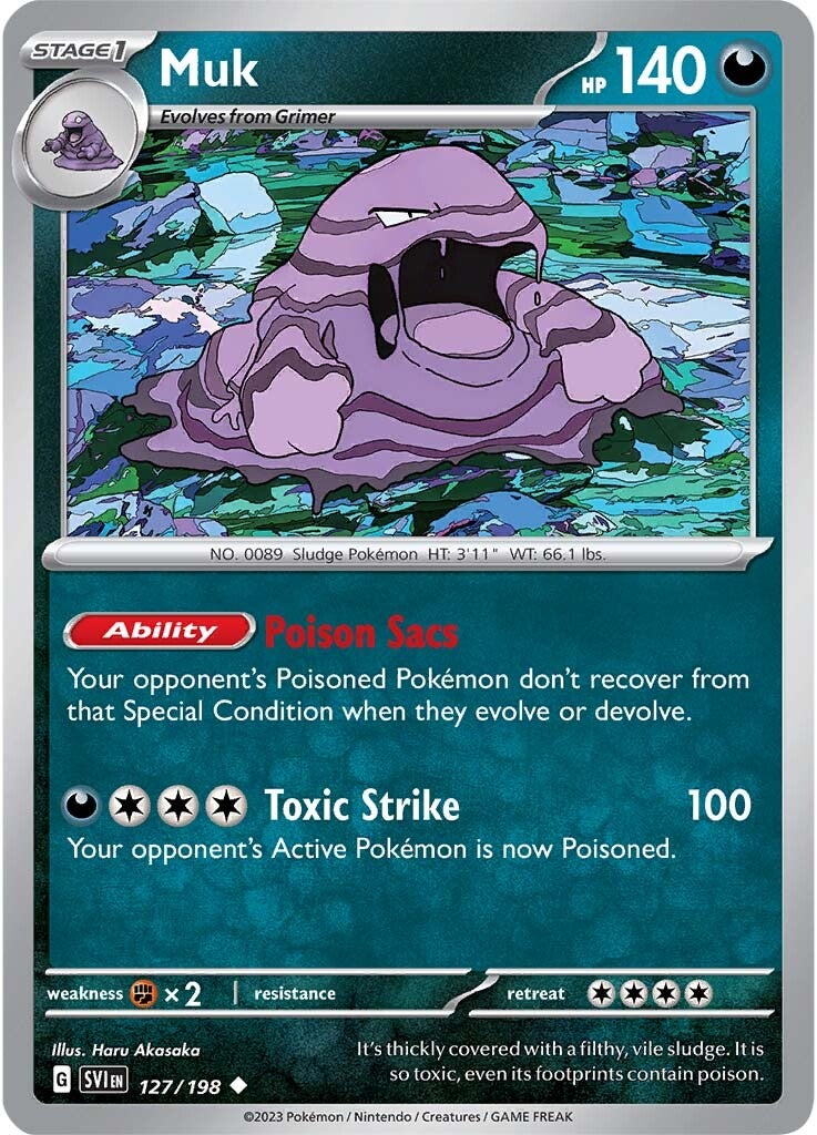 Muk (127/198) [Escarlata y Púrpura: Set Base]
