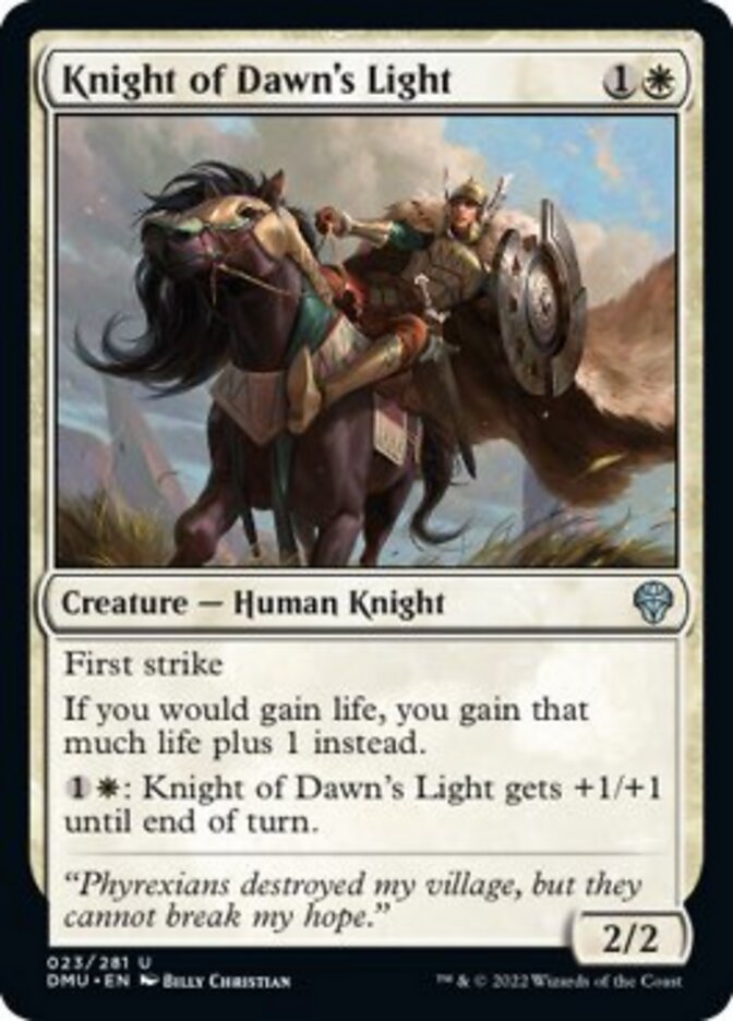 Chevalier de la lumière de l'aube [Dominaria Uni]