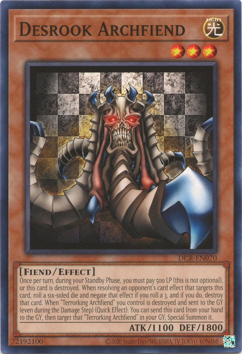 Desrook Archfiend (25th Anniversary) [DCR-SP070] Común