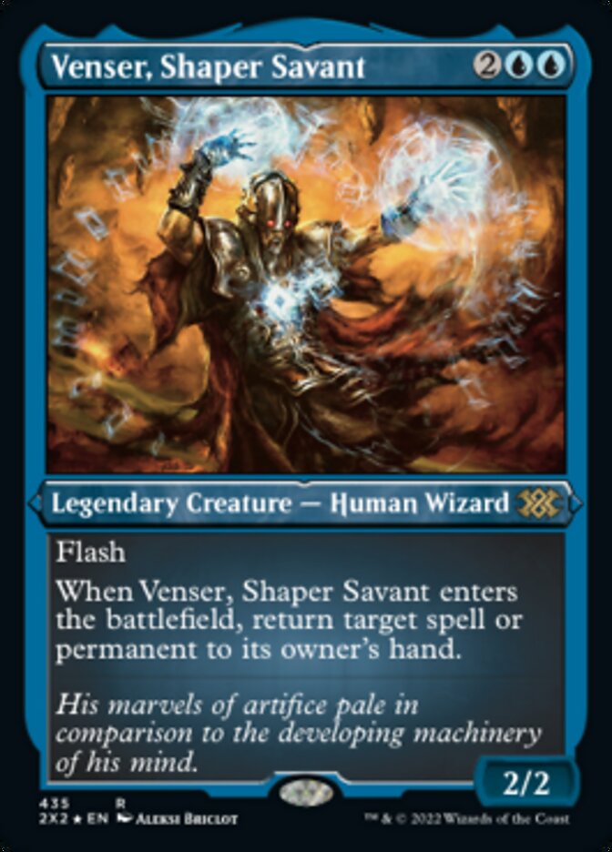Venser, apprenti savant (Foil texturé) [Double Masters 2022]
