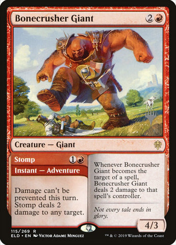 Géant fracasseur // Piétinement (Pack promo) [Promos Le trône d'Eldraine]