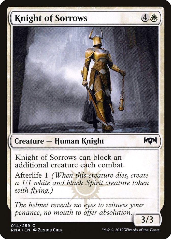 Chevalier des Afflictions [Allégeance de Ravnica]