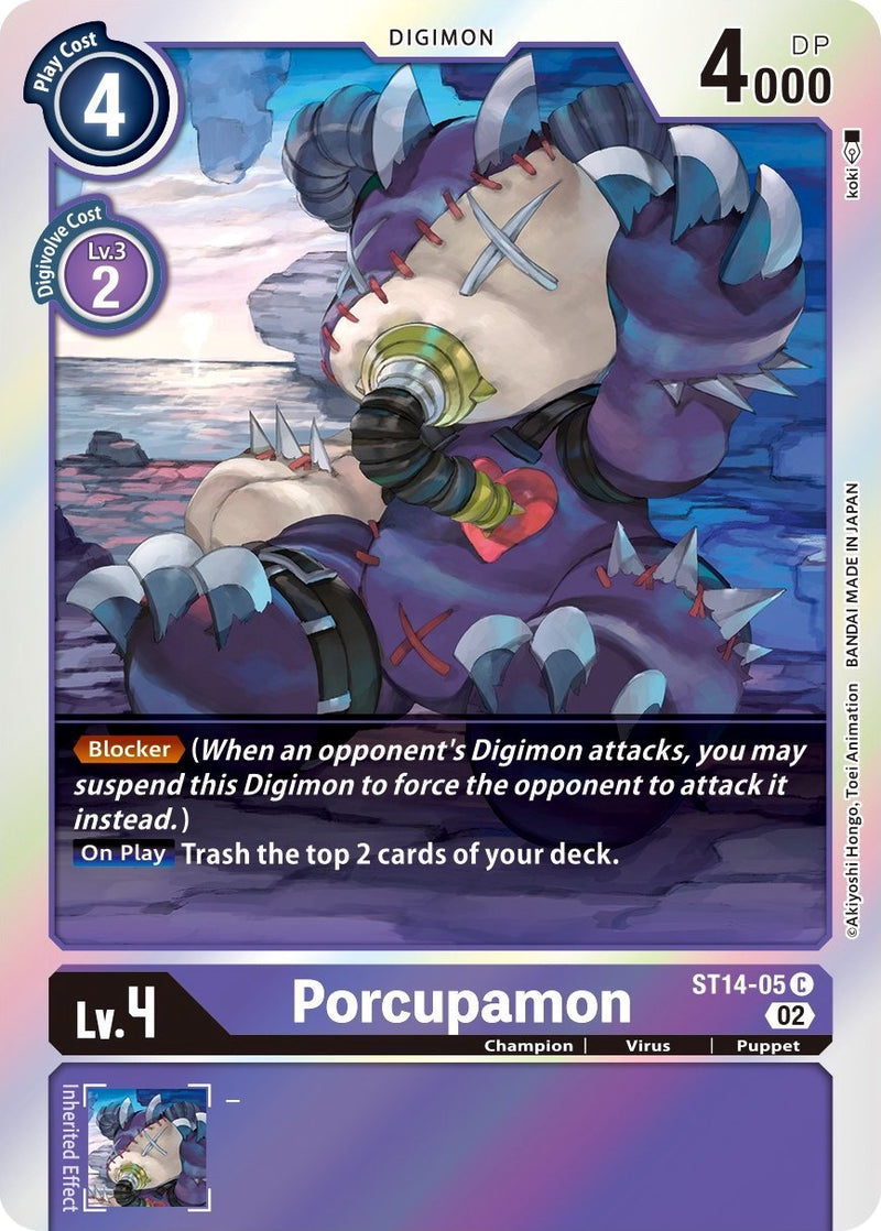 Porcupamon [ST14-05] [Mazo de Inicio: Mazo de Mejora de Beelzemon]