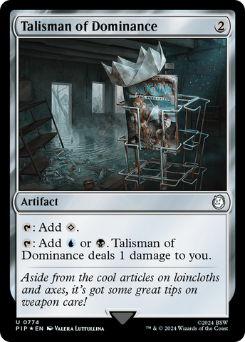 Talismán de Dominio (Surge Foil) [Fallout]