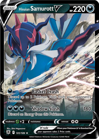 Samurott de Hisui V (101/189) [Espada y Escudo: Resplandor Astral]