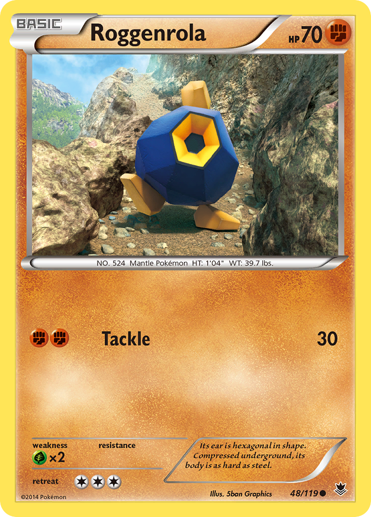 Roggenrola (48/119) [XY: Forces Cachées]