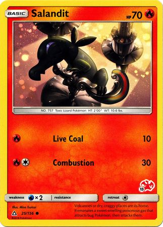Salandit (25/156) (Sello Charizard #13) [Academia de Combate 2020]