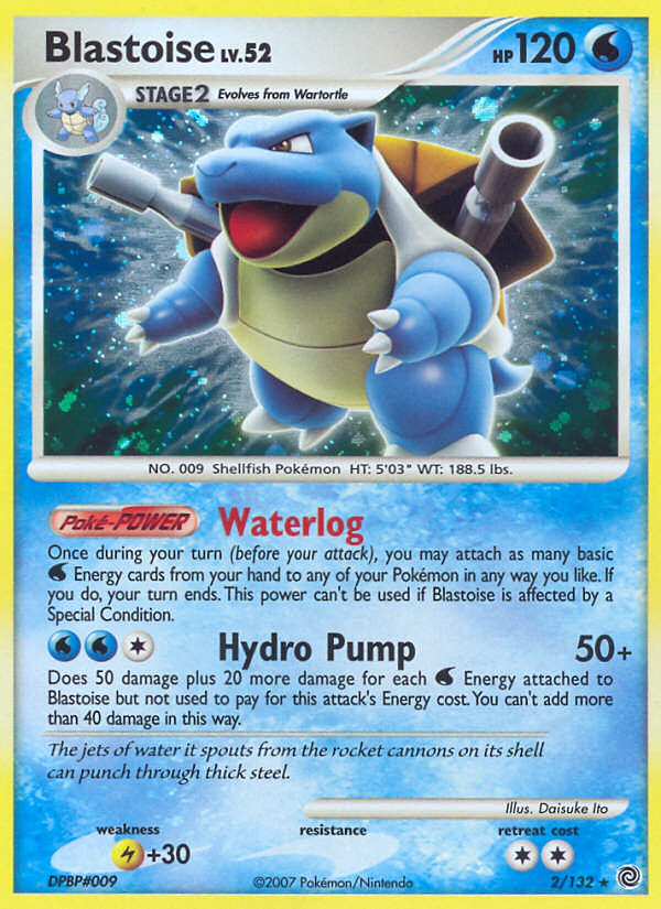 Blastoise (2/132) [Diamante & Perla: Maravillas Secretas]
